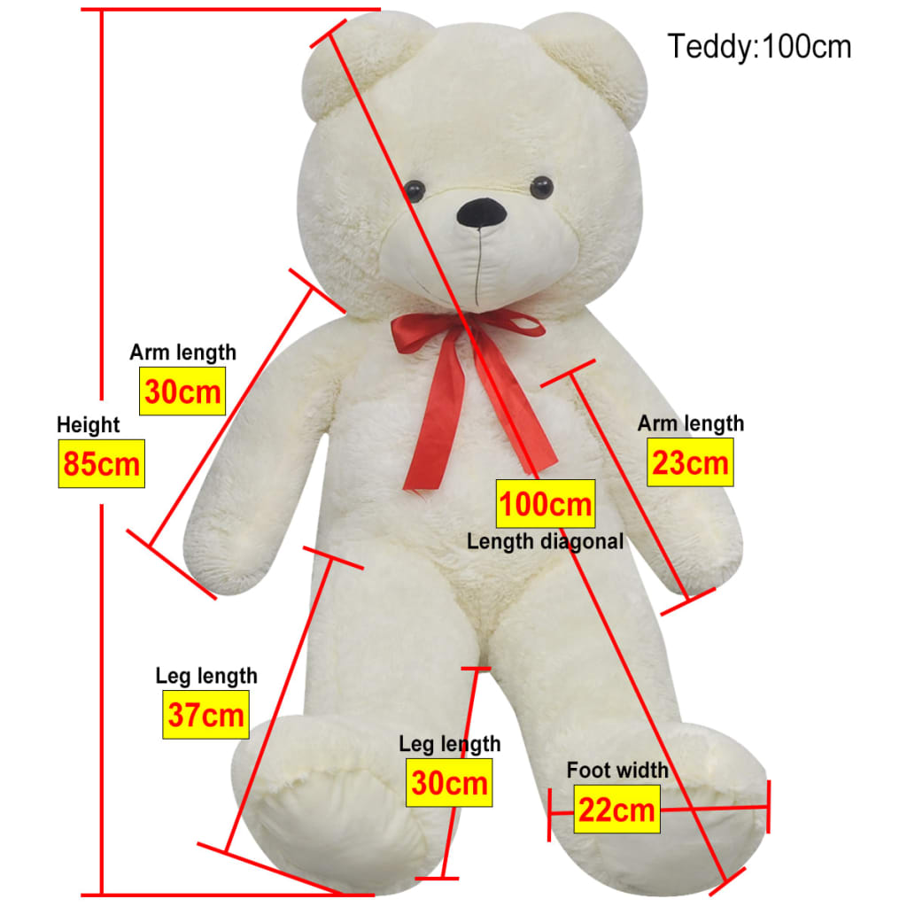 XXL Soft Plush Teddy Bear Toy- White