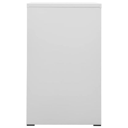 File Cabinet with 3 Drawers Grey 102,5 cm Steel