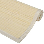 6 Baboo Placemats Natural