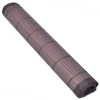 6 Baboo Placemats Dark Brown