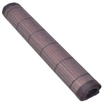 6 Baboo Placemats Dark Brown