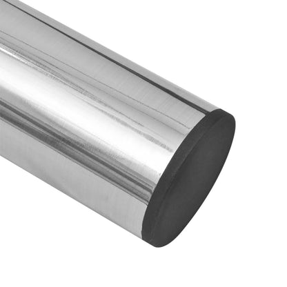 Telescopic Table Legs 2 pcs Brushed Nickel 710 mm-1100 mm