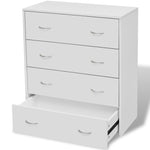 Sideboard with 4 Drawers White