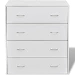 Sideboard with 4 Drawers White