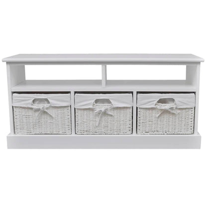 Storage Bench Aarau White