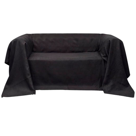 Micro-suede Couch Slipcover Anthracite
