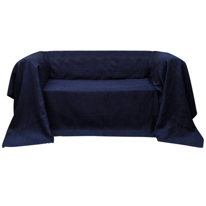Micro-suede Couch Slipcover (Navy Blue)