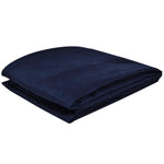 Micro-suede Couch Slipcover Navy Blue
