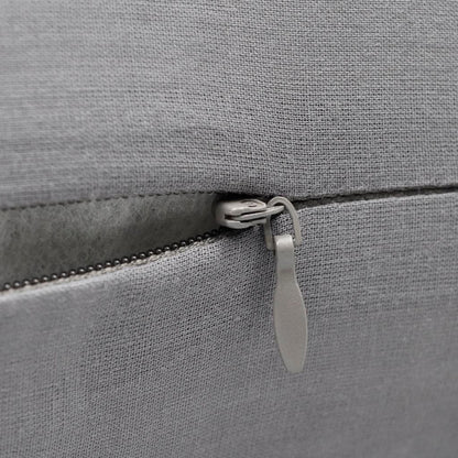 4 Cushion Covers Cotton Grey