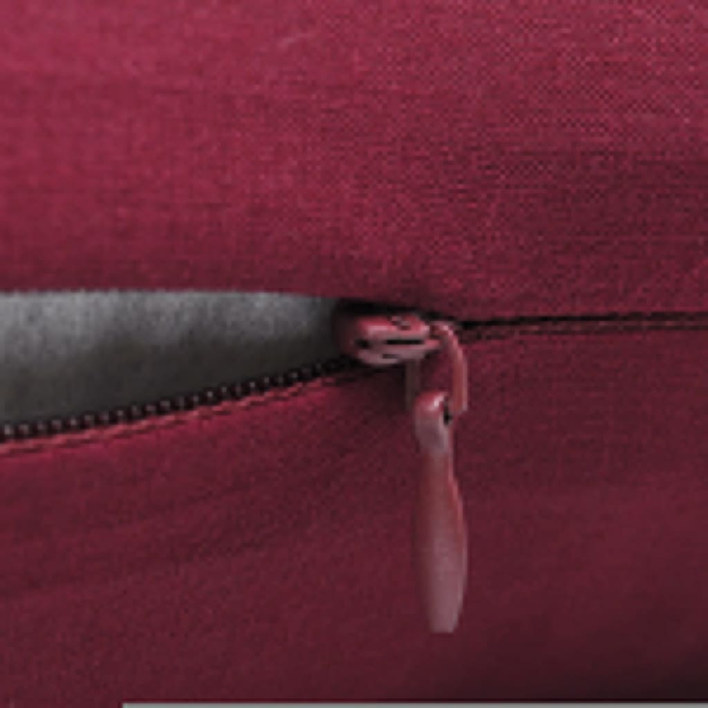4 Cushion Covers Cotton( Burgundy )