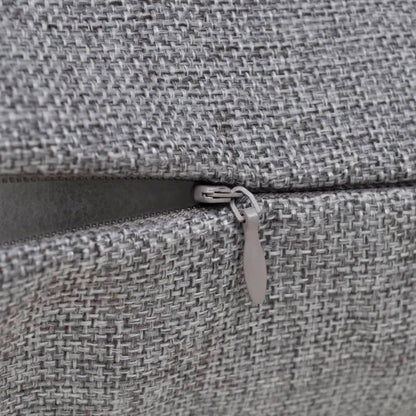 4 Cushion Covers Linen-look Anthracite