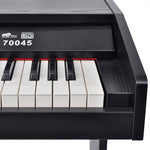 Digital Piano 88 Keys with Pedals Black Melamine Board Home Keyboard