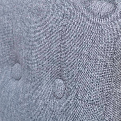 Dining Chairs 6 pcs Light Grey Fabric - 42×57×95cm