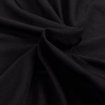 Stretch Couch Slipcover Black Polyester Jersey