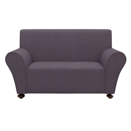 Stretch Couch Slipcover Anthracite Polyester Jersey