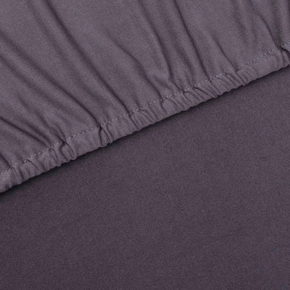 Stretch Couch Slipcover Anthracite Polyester Jersey