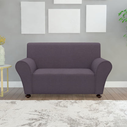 Stretch Couch Slipcover Anthracite Polyester Jersey