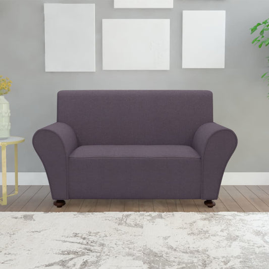 Stretch Couch Slipcover Anthracite Polyester Jersey