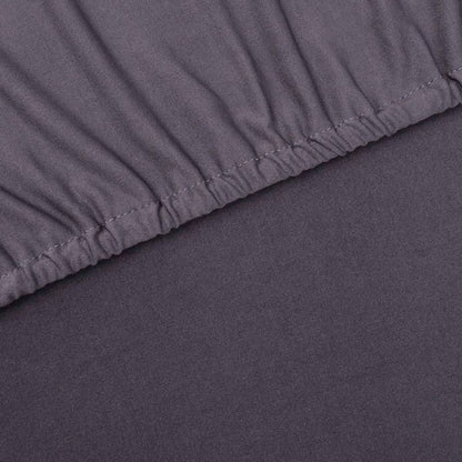 Stretch Couch Slipcover Anthracite Polyester Jersey
