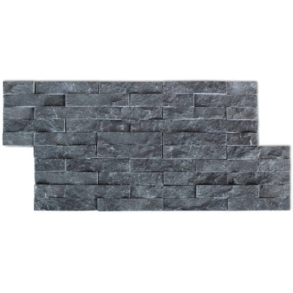 Wall Cladding Panels 5 pcs Marble Black 0.5 mÃ‚Â²