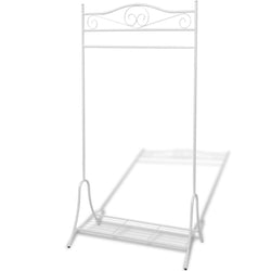 Clothing Rack White Steel