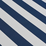 Folding Awning Manual-Operated 600 cm Blue and White