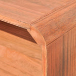 Coffee Table Solid Paulownia Wood Brown