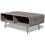 Coffee Table  Solid Paulownia Wood Grey