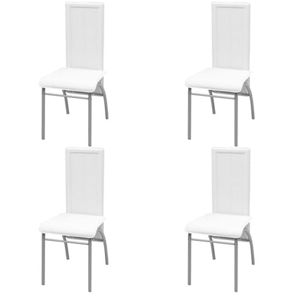 Five Piece Dining Set White