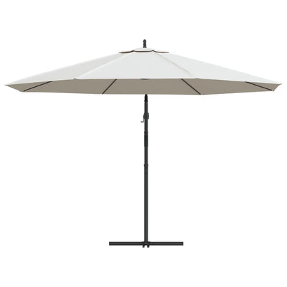 Cantilever Umbrella 3.5 m Sand White
