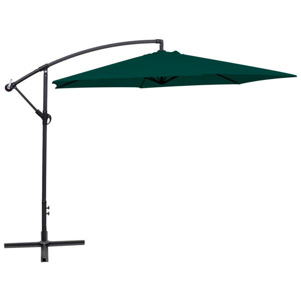  Cantilever Umbrella 3 m Green