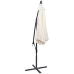 Cantilever Umbrella 3 m Sand White