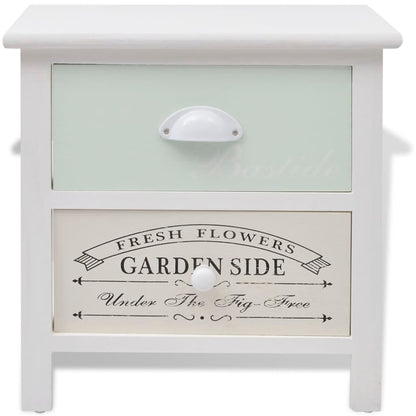 French Bedside Cabinet Wood