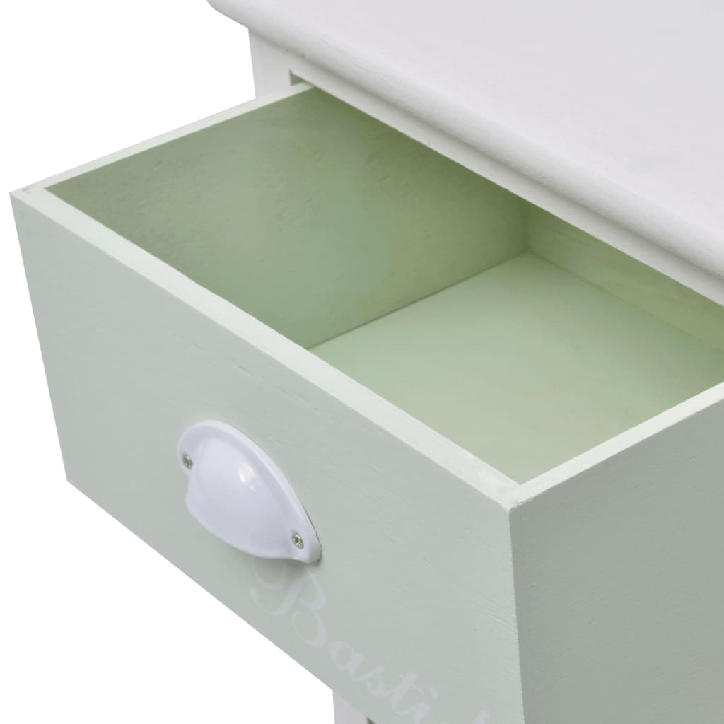 French Storage Cabinet 3 Drawers Wood