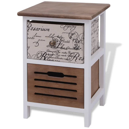 Bedside Cabinet Wood - 30×28×46cm