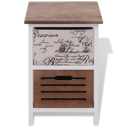 Bedside Cabinet Wood - 30×28×46cm