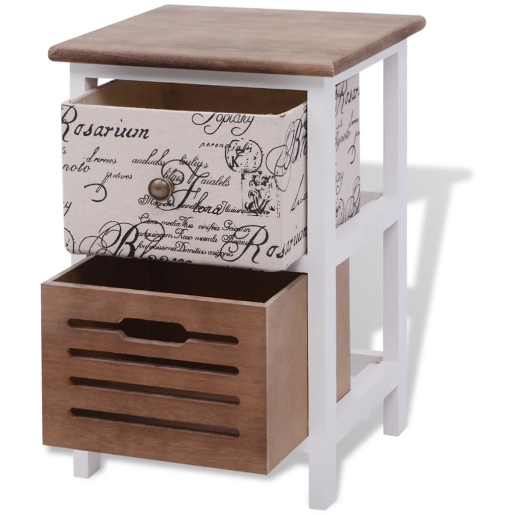 Bedside Cabinet Wood - 30×28×46cm