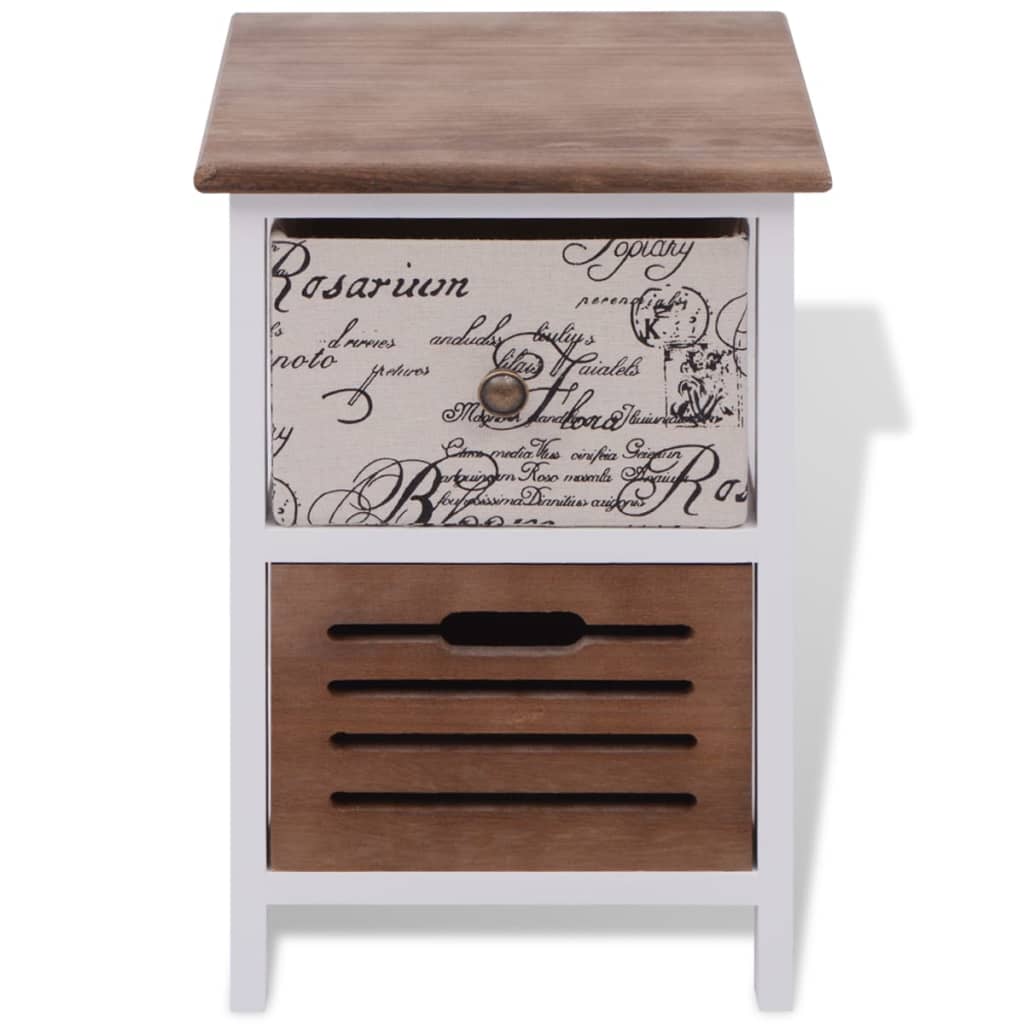 Bedside Cabinets 2 pcs Wood - 30×28×46cm