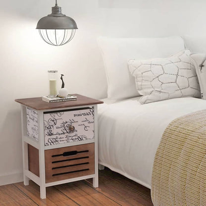 Bedside Cabinets 2 pcs Wood - 30×28×46cm
