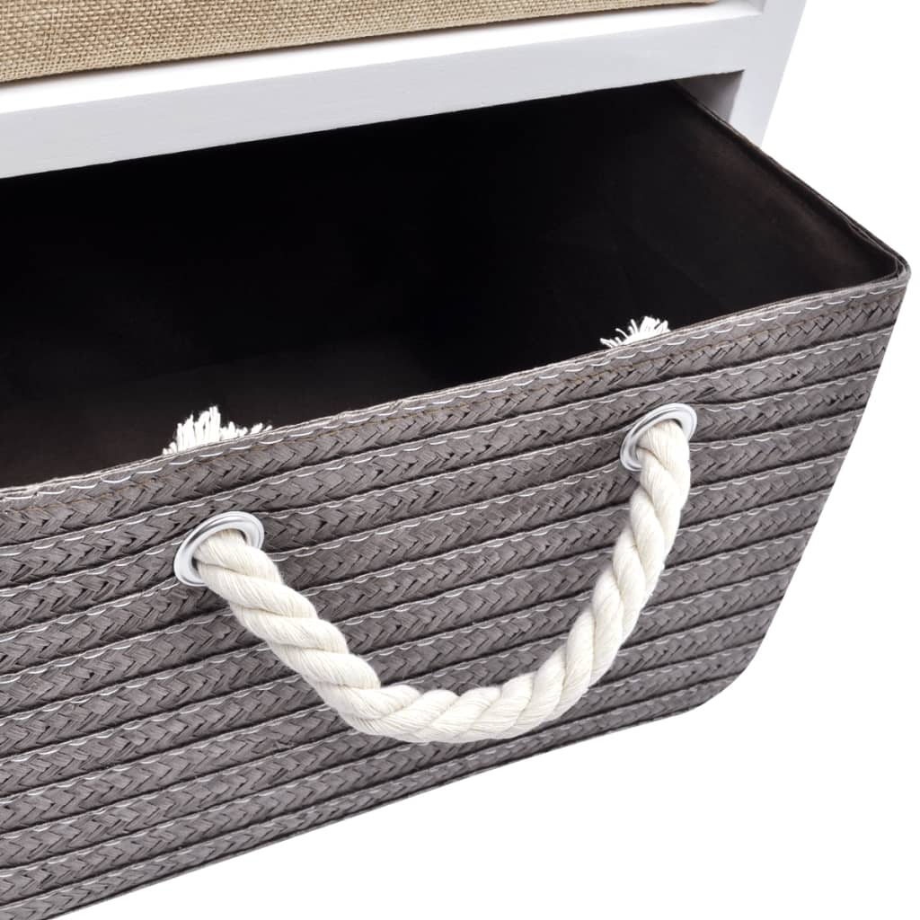 Bedside Cabinet Wood - 35×27×48cm