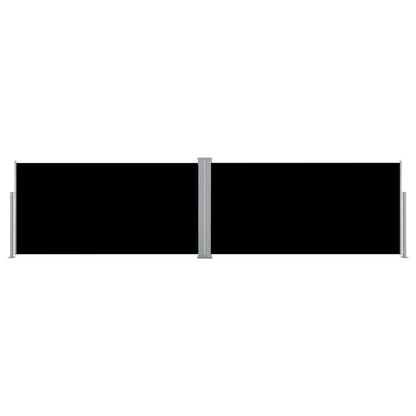 Retractable Side Awning Black