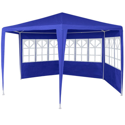 Marquee with 6 Side Walls Blue