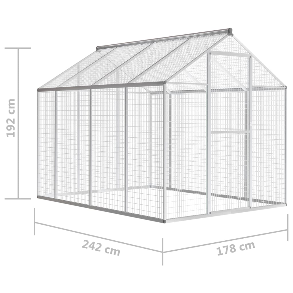Outdoor Aviary Almuinium