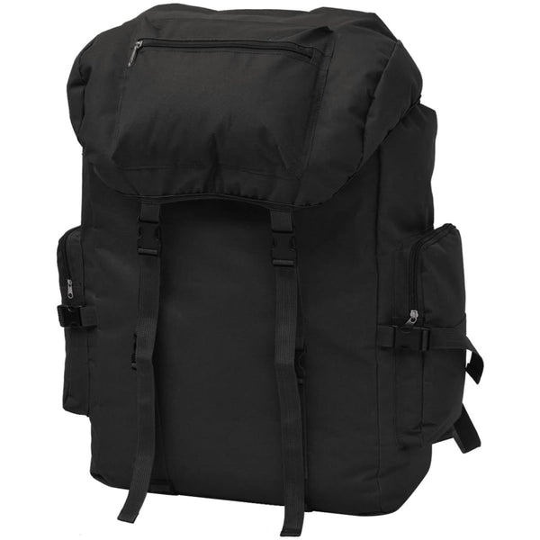  Army-Style Backpack 65 L Black