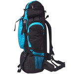 Hiking Backpack Black and Blue