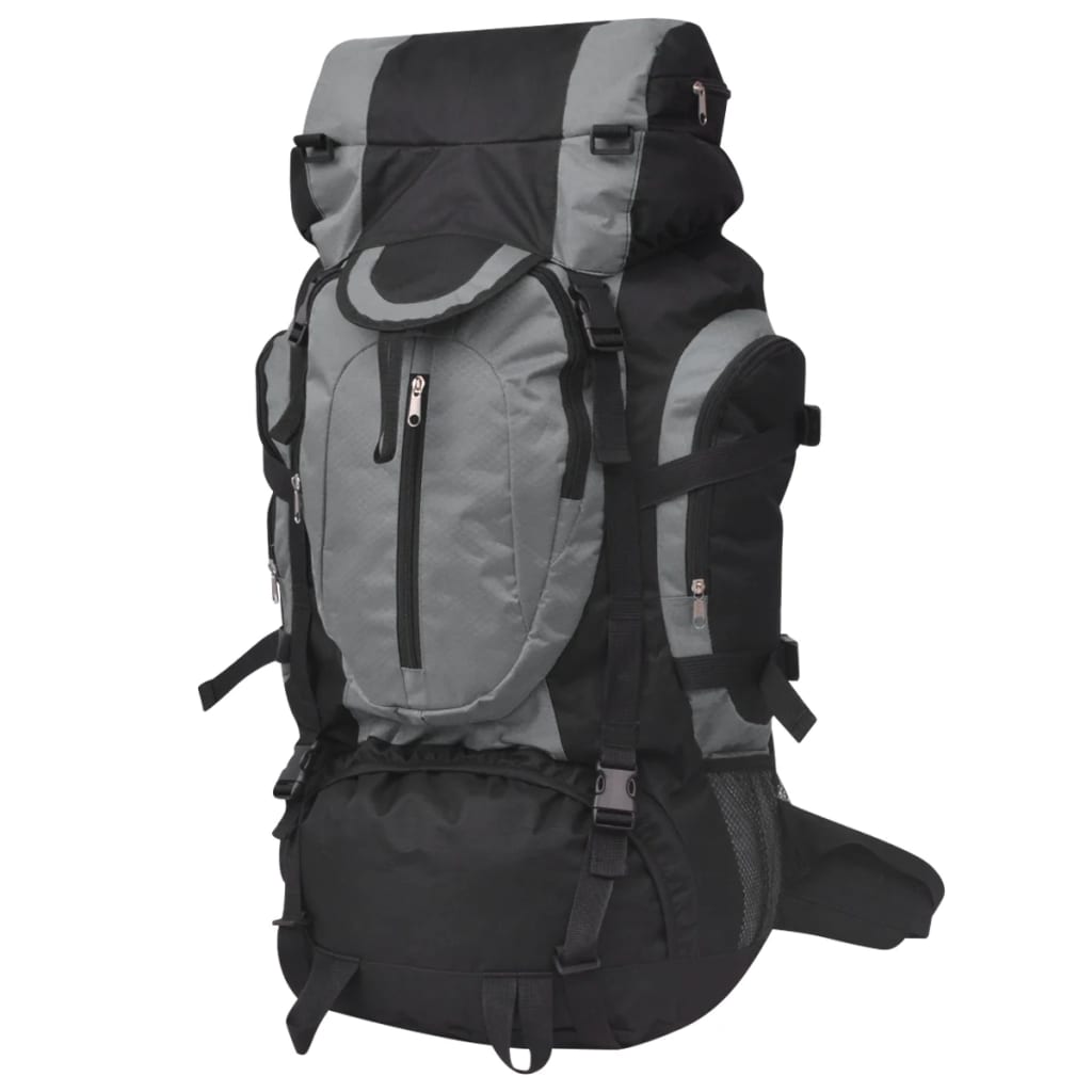 Hiking Backpack Black and Grey