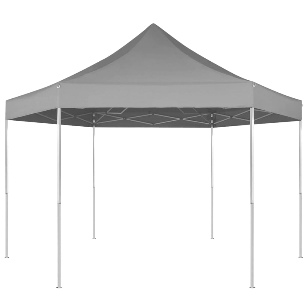 Hexagonal Pop-Up Foldable Marquee Grey
