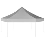 Hexagonal Pop-Up Foldable Marquee Grey