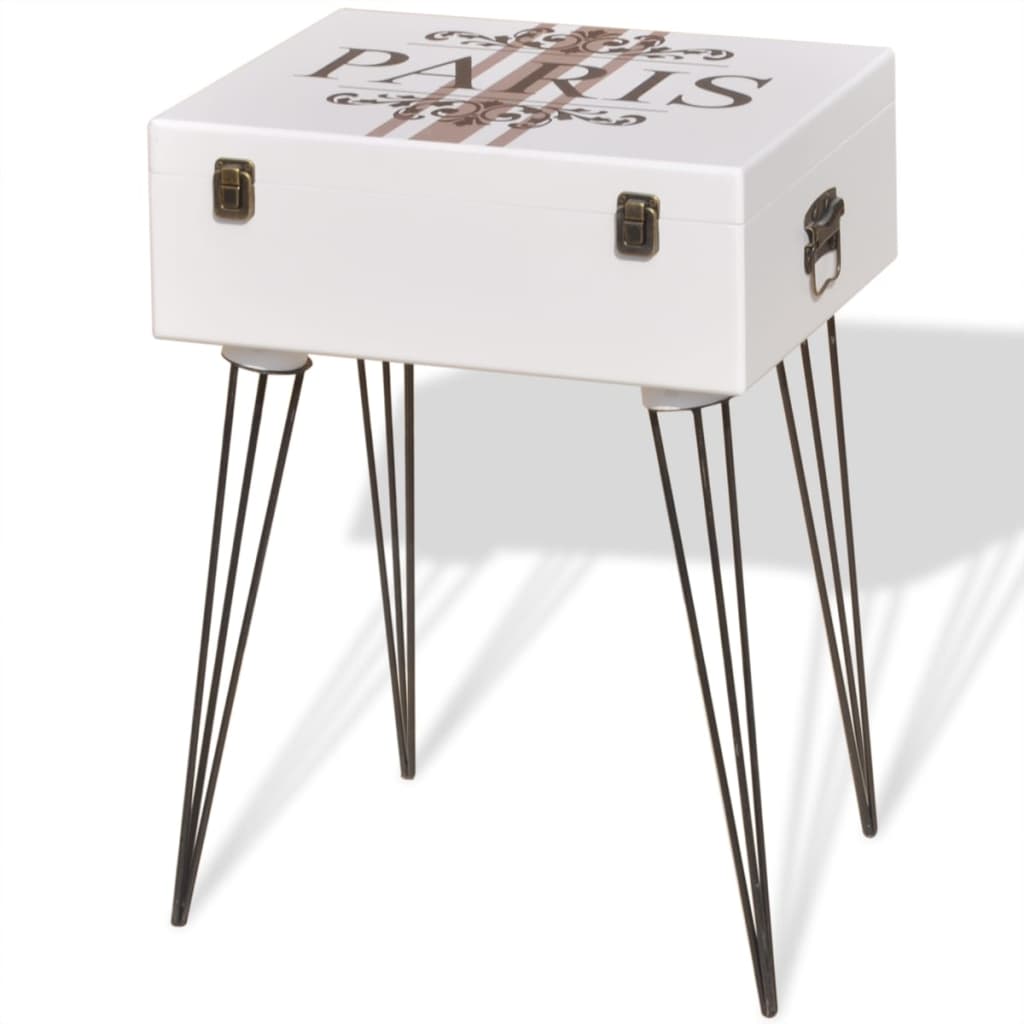 Side Cabinet White - 40×30×57cm