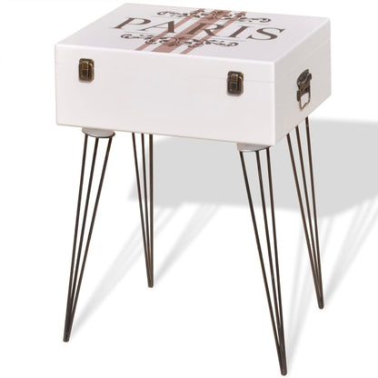 Side Cabinet White - 40×30×57cm